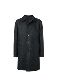 Темно-серое длинное пальто от Harris Wharf London