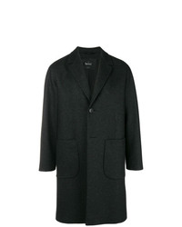 Темно-серое длинное пальто от Hevo