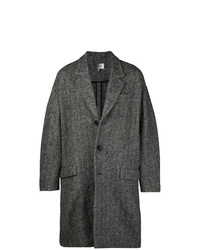 Темно-серое длинное пальто от Isabel Marant