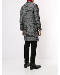 Темно-серое длинное пальто от Christian Dada