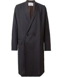 Темно-серое длинное пальто от Kolor