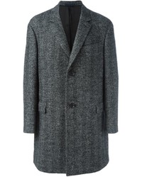 Темно-серое длинное пальто от Lanvin