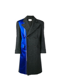 Темно-серое длинное пальто от Maison Margiela