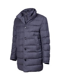 Темно-серое длинное пальто от Manuel Ritz