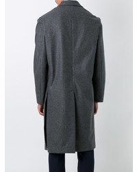 Темно-серое длинное пальто от Marni