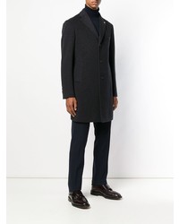 Темно-серое длинное пальто от Tagliatore