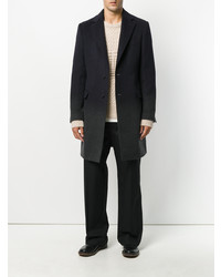 Темно-серое длинное пальто от Raf Simons