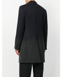 Темно-серое длинное пальто от Raf Simons