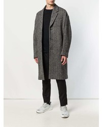 Темно-серое длинное пальто от Isabel Marant