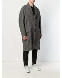 Темно-серое длинное пальто от Isabel Marant