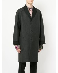 Темно-серое длинное пальто от Zambesi