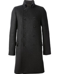 Темно-серое длинное пальто от Paul & Joe
