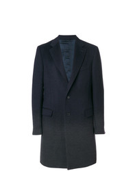 Темно-серое длинное пальто от Raf Simons