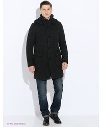 Темно-серое длинное пальто от s.Oliver