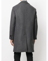 Темно-серое длинное пальто от Neil Barrett