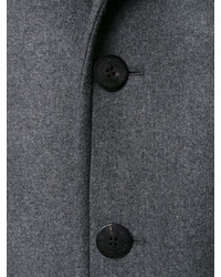 Темно-серое длинное пальто от Neil Barrett