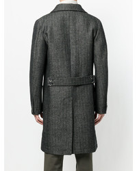 Темно-серое длинное пальто от Barena