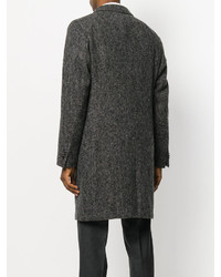 Темно-серое длинное пальто от Boglioli
