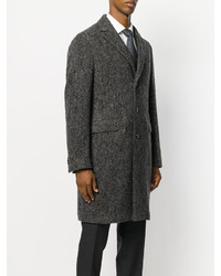 Темно-серое длинное пальто от Boglioli