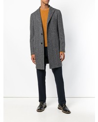 Темно-серое длинное пальто от Tagliatore