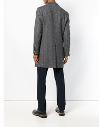 Темно-серое длинное пальто от Tagliatore