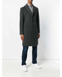 Темно-серое длинное пальто от Tagliatore