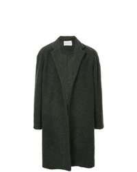 Темно-серое длинное пальто от Strateas Carlucci