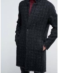 Темно-серое длинное пальто от Asos