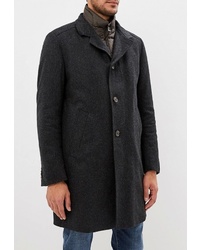Темно-серое длинное пальто от Windsor