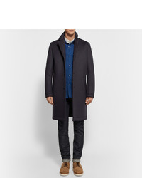 Темно-серое длинное пальто от Steven Alan