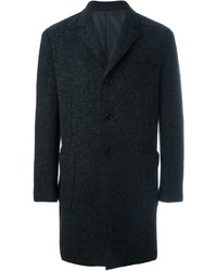 Темно-серое длинное пальто от Z Zegna