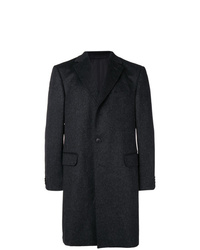 Темно-серое длинное пальто от Z Zegna