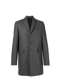 Темно-серое длинное пальто от Zadig & Voltaire