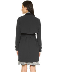 Женское темно-серое пальто от O'2nd