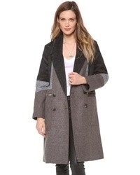 Женское темно-серое пальто от April May