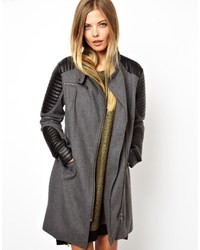 Женское темно-серое пальто от Asos
