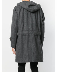 Мужское темно-серое пальто от Sacai