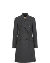 Женское темно-серое пальто от Burberry
