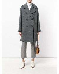 Женское темно-серое пальто от Stella McCartney