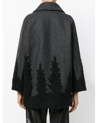 Женское темно-серое пальто от Dsquared2