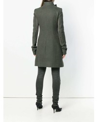 Женское темно-серое пальто от Rick Owens