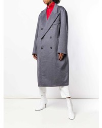 Женское темно-серое пальто от Maison Margiela