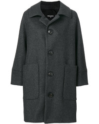 Женское темно-серое пальто от Dsquared2