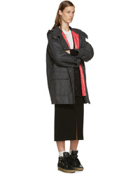 Женское темно-серое пальто от Etoile Isabel Marant