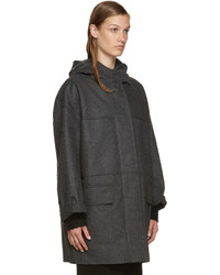Женское темно-серое пальто от Etoile Isabel Marant