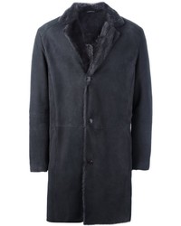 Мужское темно-серое пальто от Etro
