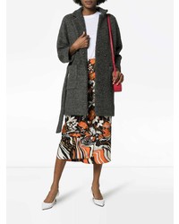 Женское темно-серое пальто от Ganni