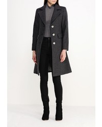 Женское темно-серое пальто от Fontana 2.0