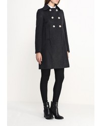 Женское темно-серое пальто от Fontana 2.0