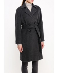 Женское темно-серое пальто от Fontana 2.0